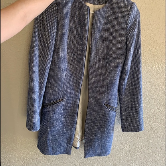 Zara Jackets & Coats Zara Herringbone Coat Poshmark